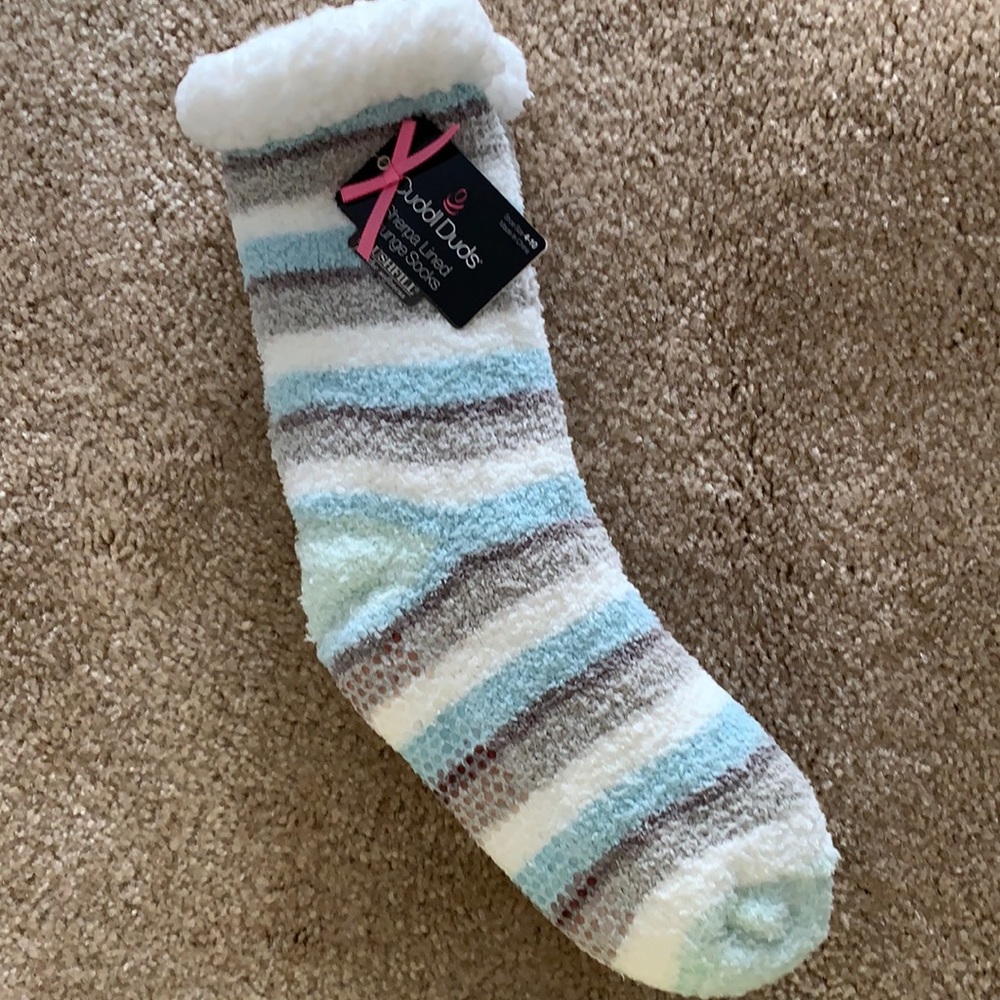 Cuddl Duds Sherpa Lined Lounge Socks